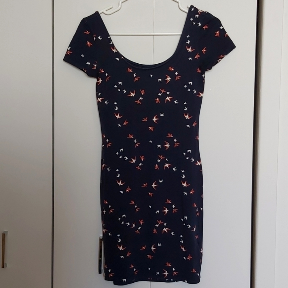 🌸TAG BODYCON MINI DRESS NWOT